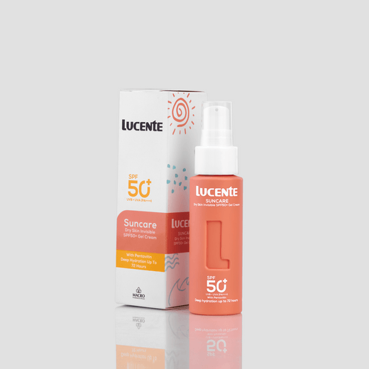 Lucente Suncare Dry Skin Invisible SPF 50+ Gel Cream - Beauty Bounty