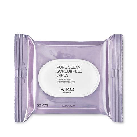 kiko Pure Clean Scrub & Peel wipes 20 PCS - Beauty Bounty