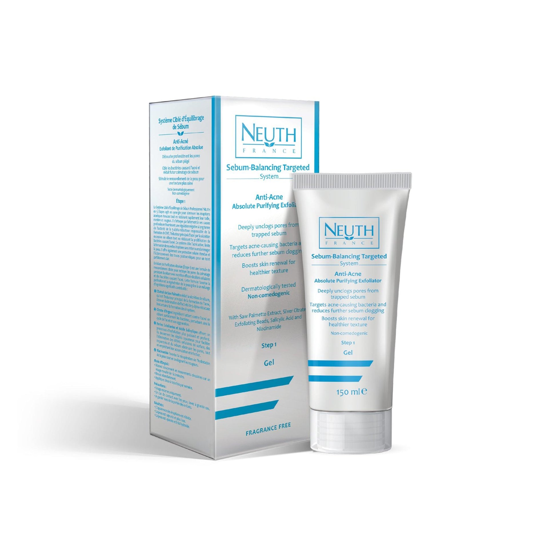 Neuth Anti-Acne Absolute Purifying Exfoliator 150 ml (Acne-Prone Skin) - Beauty Bounty