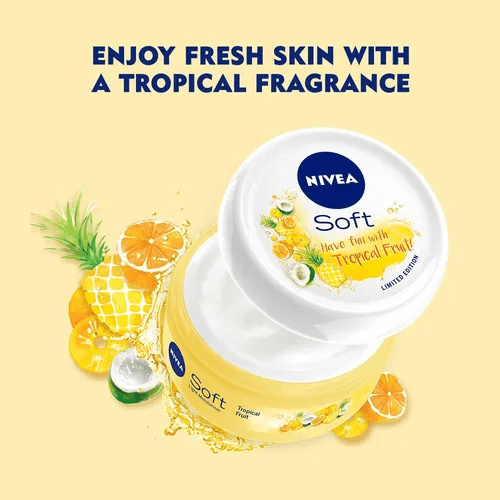 Nivea Soft Freshies Tropical Fruit Cream - 100ml - Beauty Bounty