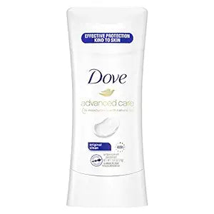 Dove Advanced Care Antiperspirant Deodorant Stick for Women, Original Clean, for 48 Hour Protection And Soft And Comfortable Underarms