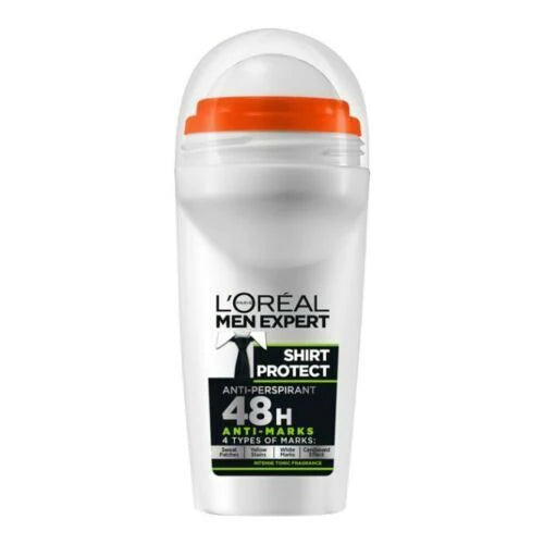 L'Oreal Men Expert Shirt Protect 48H Roll On Anti-Perspirant Deodorant 50ml