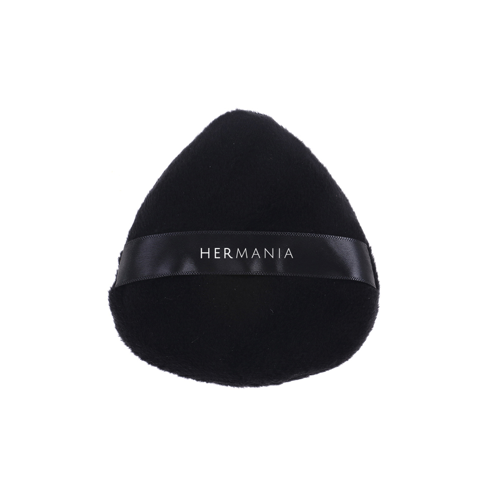 Hermania Big Powder Puff for Body & Face - Black