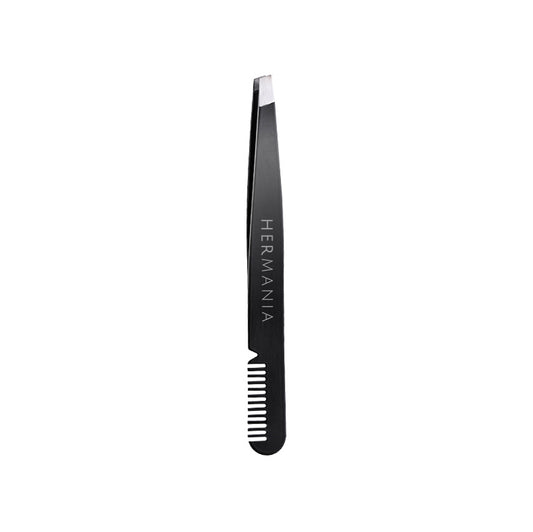 Hermania Dual-End Tweezers with Comb
