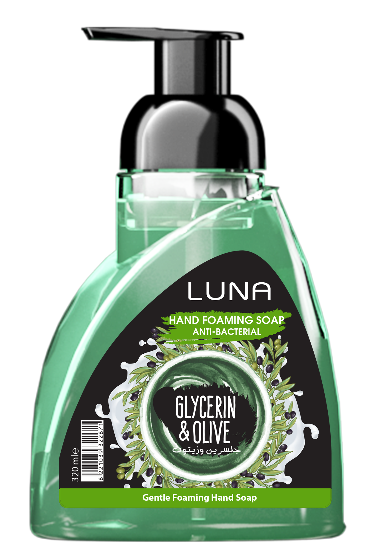 Hand Foaming Anti-Bacterial Glycerin & Olive 320 ml