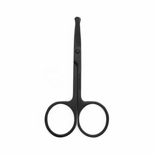 Hermania Nose Hair Trimming Scissors - Black