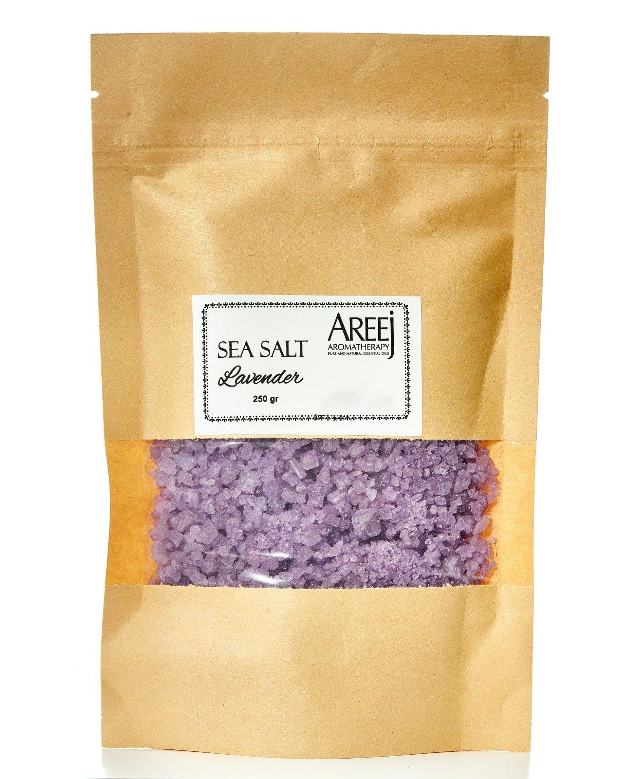 Areej Lavender SEA SALT 250 gm - Beauty Bounty
