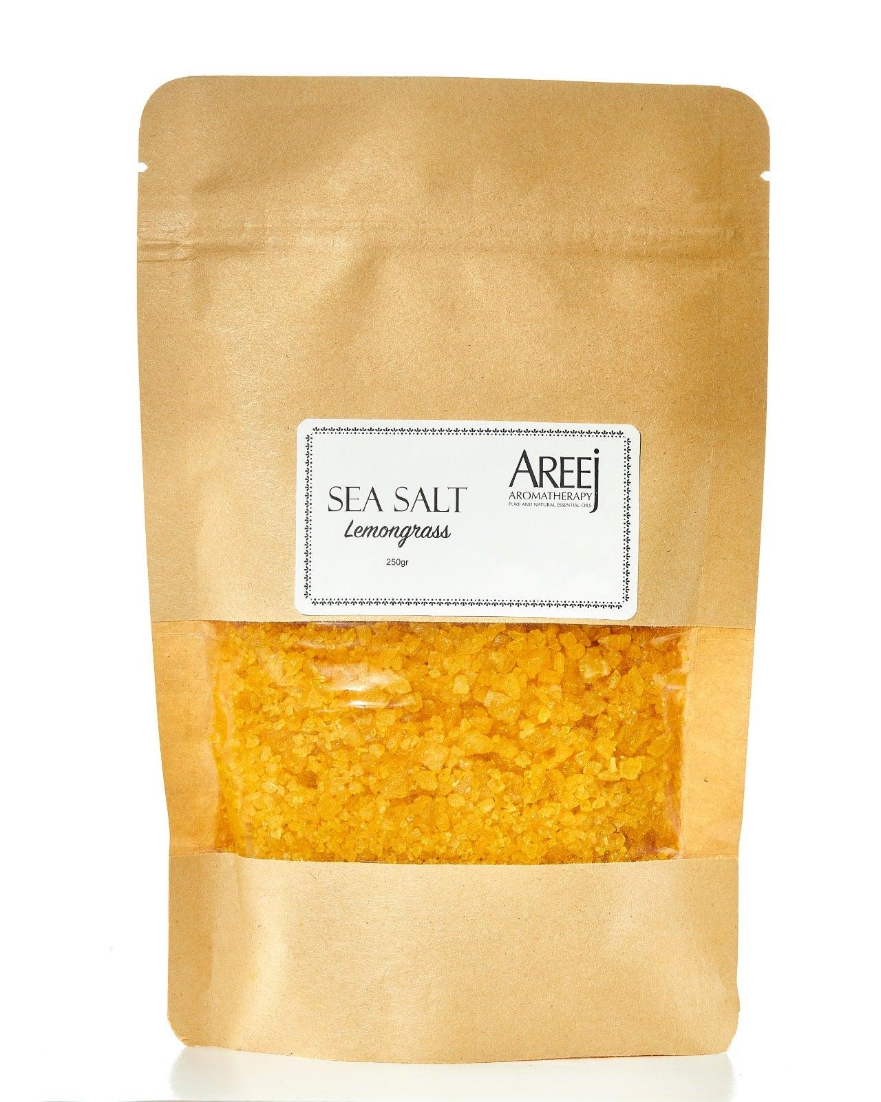 Areej Lemongrass SEA SALT 250 gm - Beauty Bounty