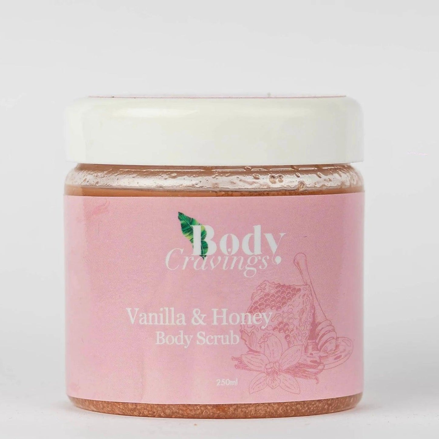 Body Cravings Vanilla coconut Body Scrub 250 ML - Beauty Bounty