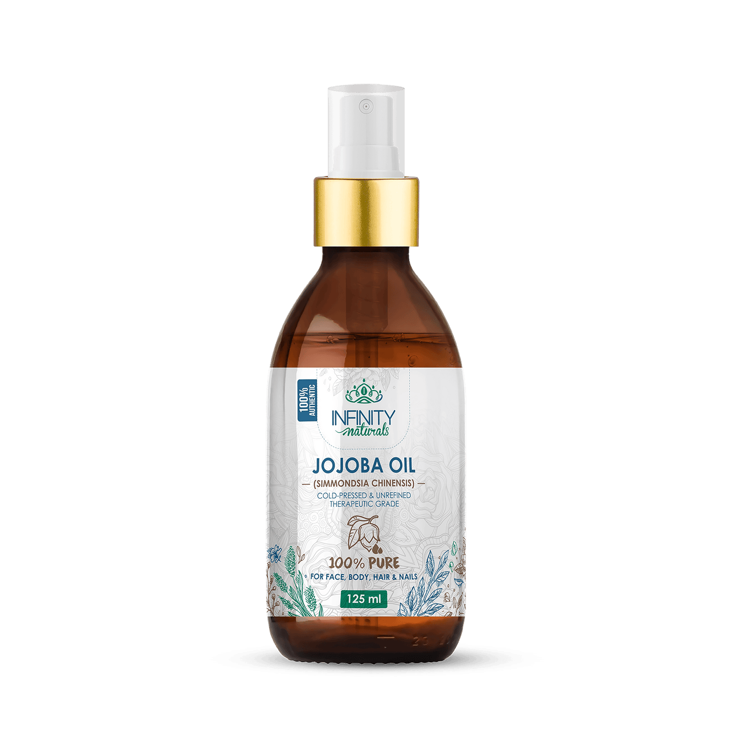 Infinity Naturals 100% Pure Jojoba Oil ( Face, Body, Hair & Nails ) - Beauty Bounty