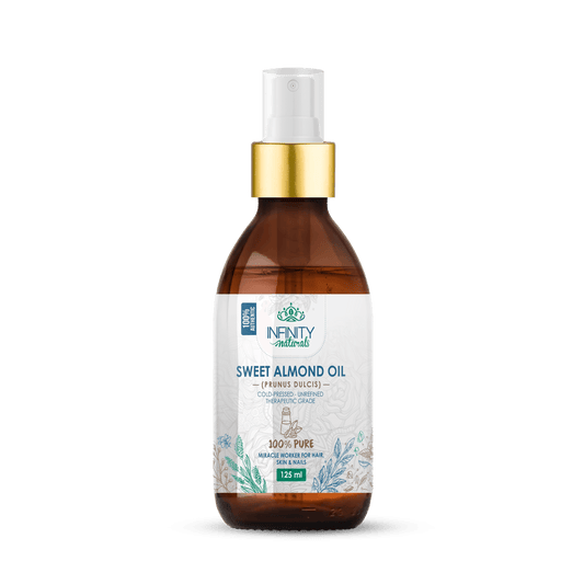 Infinity Naturals 100% Pure Sweet Almond Oil ( Hair, Skin & Nails ) - Beauty Bounty