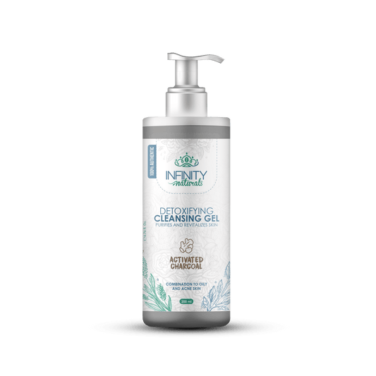 Infinity Naturals Detoxifying Cleansing Gel Activated Charcoal ( Combination to Oily & Acne Skin ) - Beauty Bounty