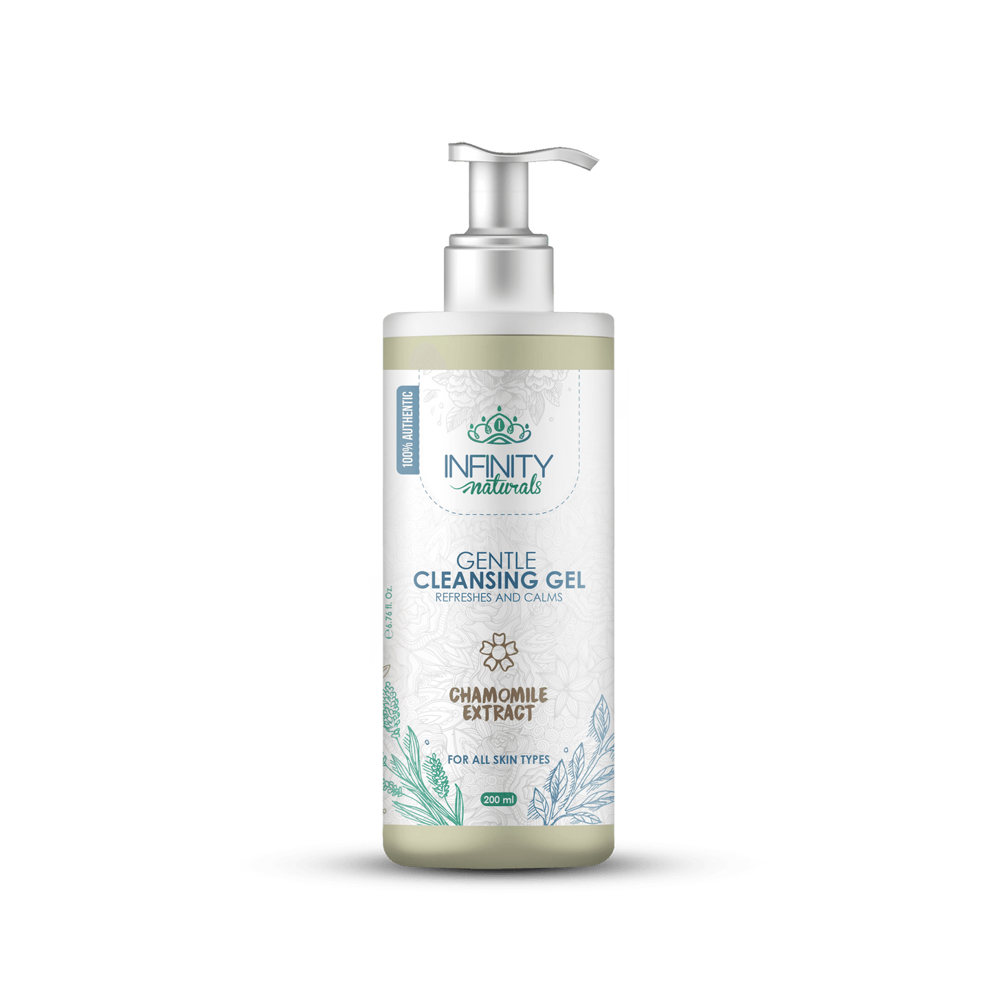 Infinity Naturals Gentle Cleansing Gel Chamomile Extract ( All Skin Type ) - Beauty Bounty