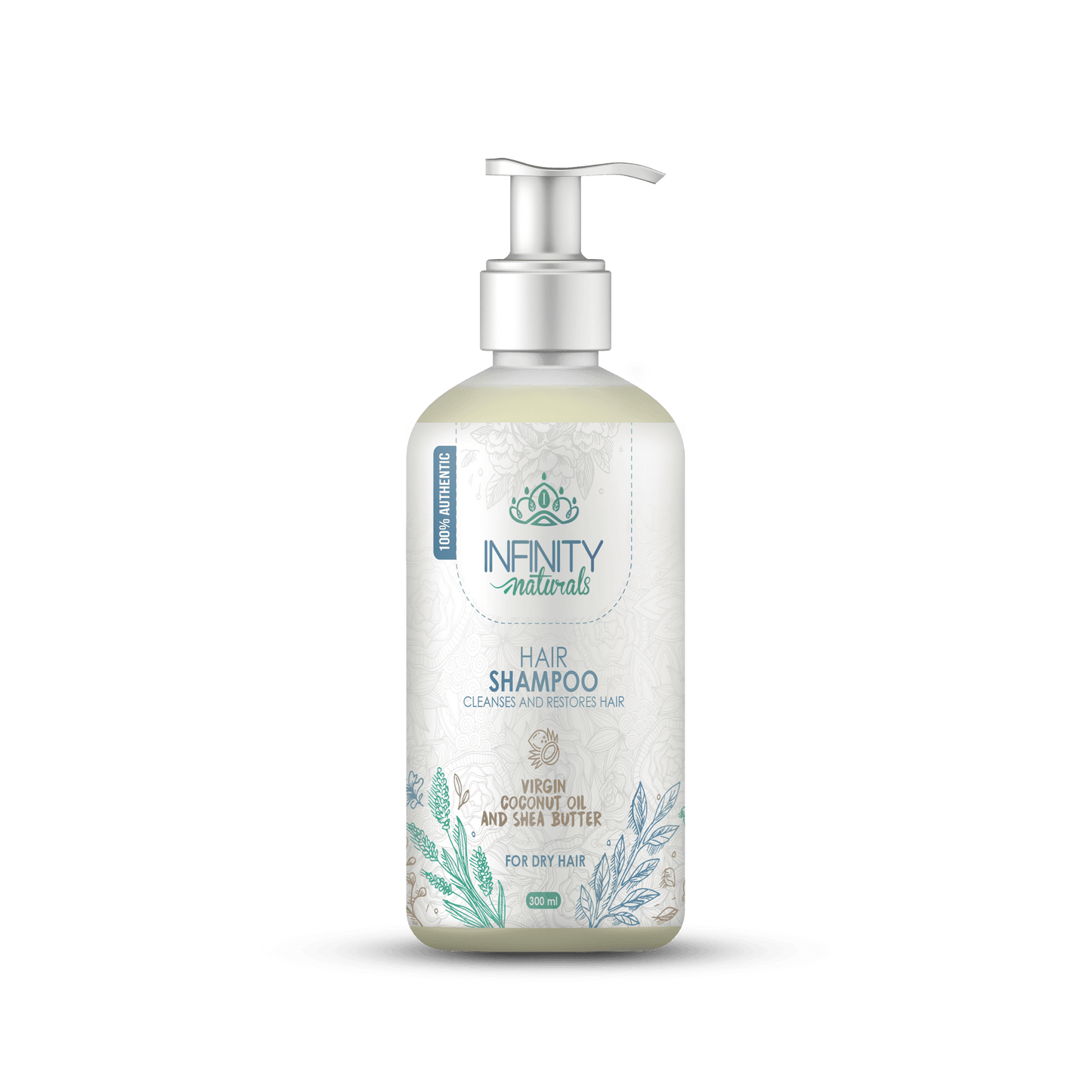 Infinity Naturals Hair Shampoo Virgin Coconut Oil & Shea Butter ( Dry Hair) - Beauty Bounty