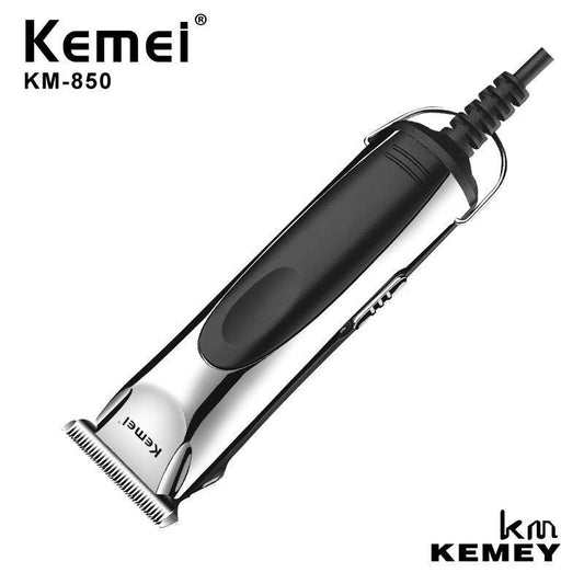 Kemei KM-850 Professional Hair Trimmer - Black - Beauty Bounty