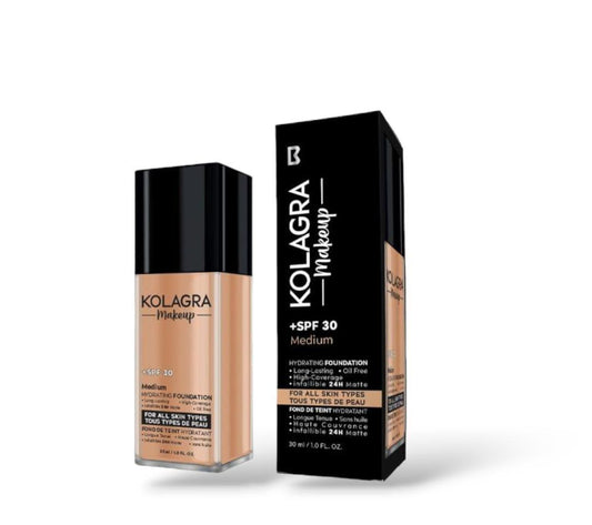 kolagra makeup Foundation SPF30+ Medium - Beauty Bounty