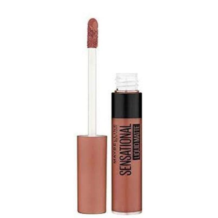 Maybelline Sensational Liquid Matte Lipstick 01 Bare It All - Beauty Bounty