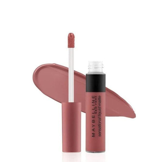 Maybelline Sensational Liquid Matte Lipstick 05 Barely Legal - Beauty Bounty