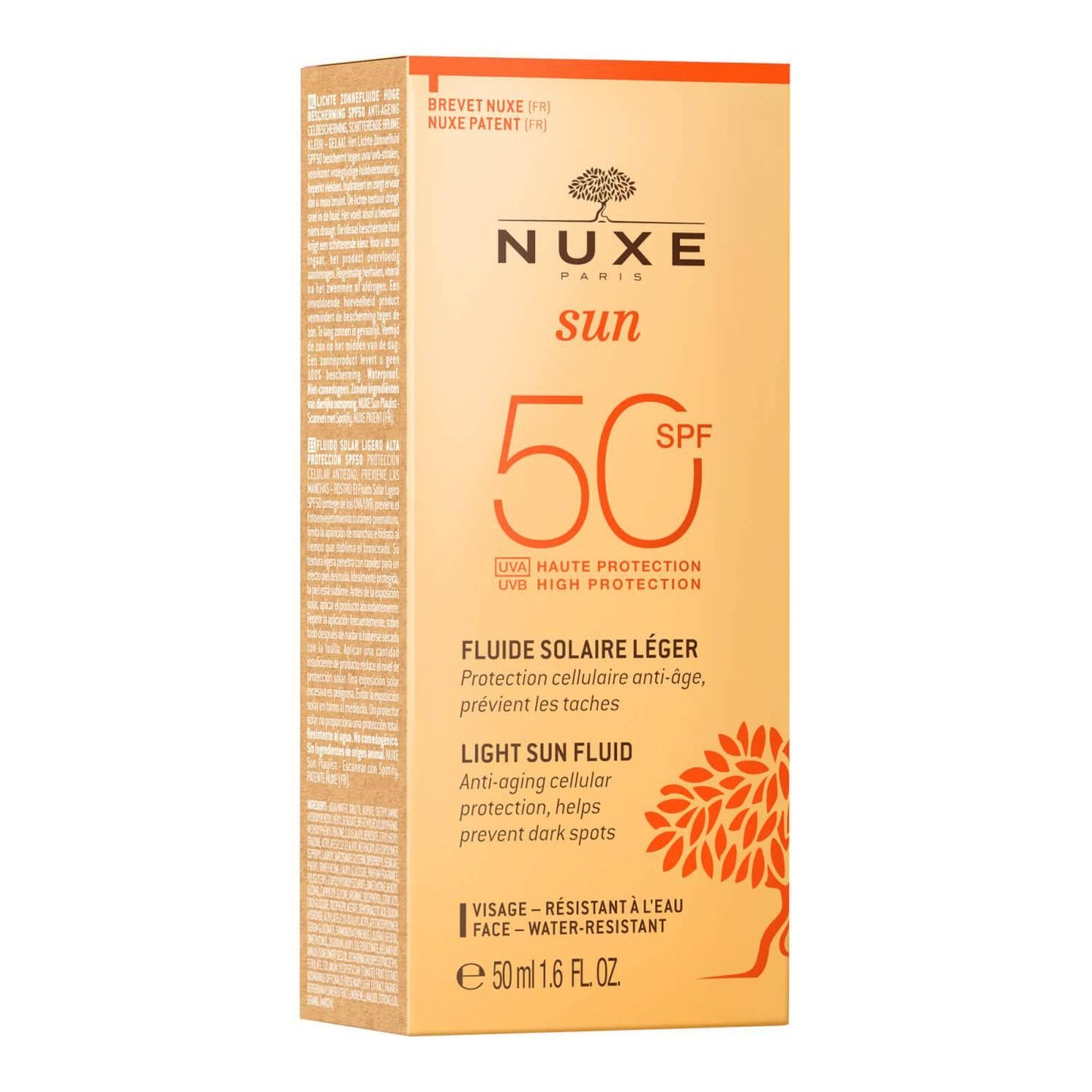 NUXE Sun Light Fluid High Protection SPF50 50ml - Beauty Bounty