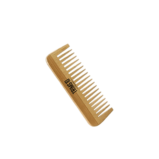 Trims 10 Natural Wood Comb - wide tooth - Beauty Bounty