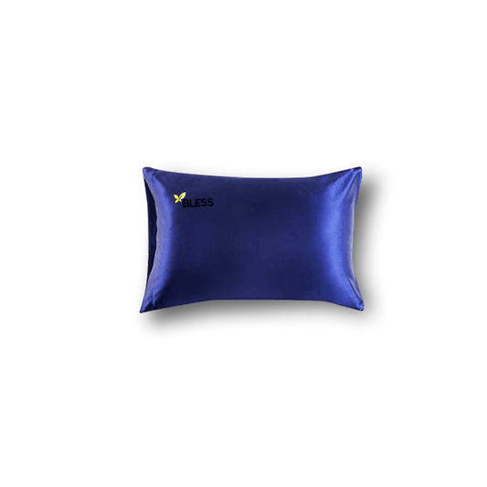 Bless satin pillowcase (Blue) - Beauty Bounty