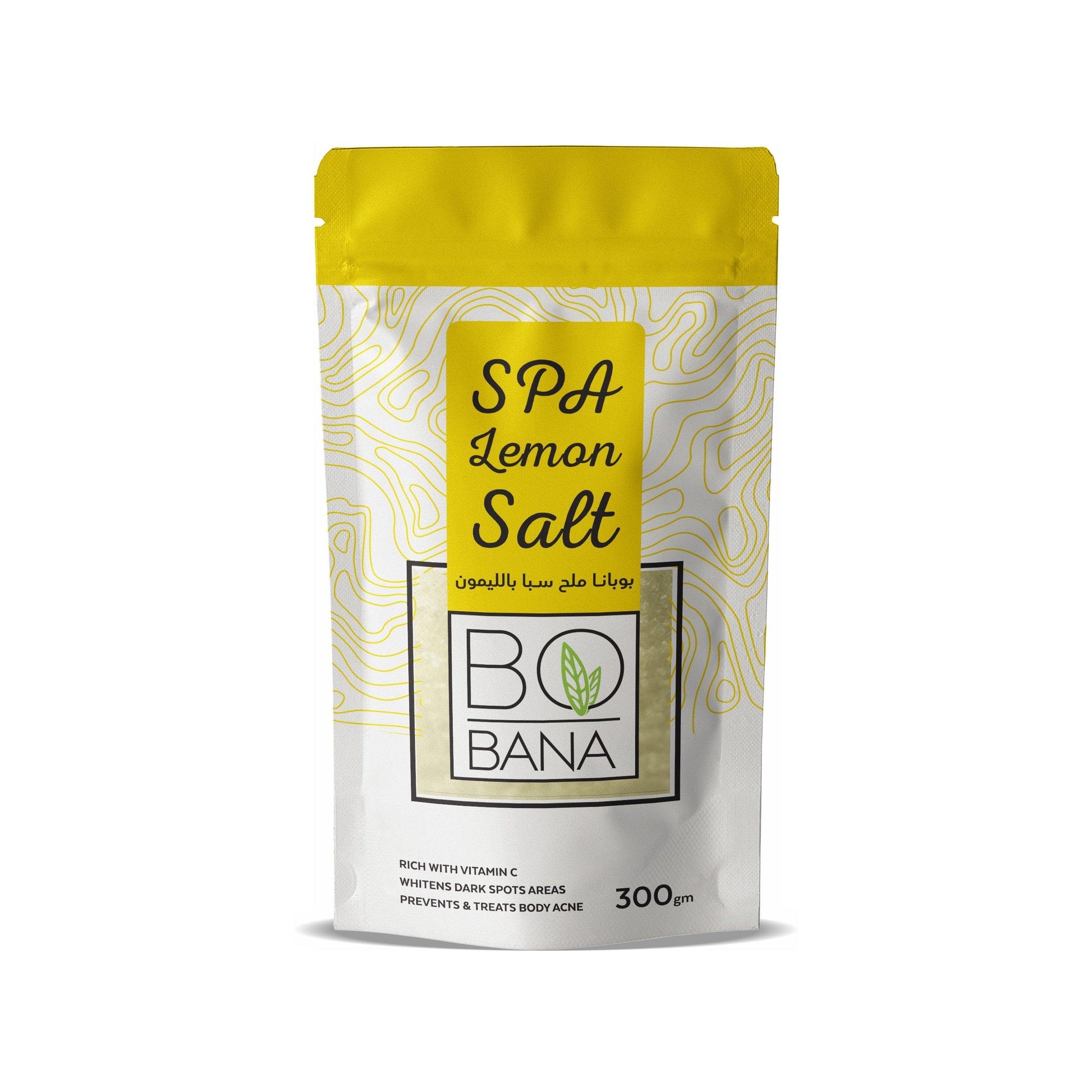 Bobana Lemon Spa Salt, 300gm - Beauty Bounty