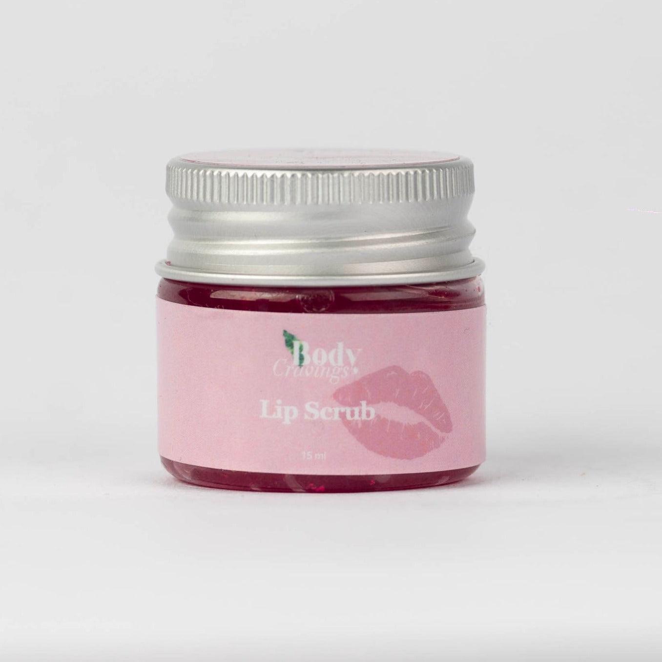 Body Cravings strawberry lip Scrub 15ml - Beauty Bounty