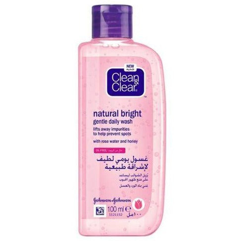 CLEAN & CLEAR Natural Bright Daily Wash 100 ml - Beauty Bounty