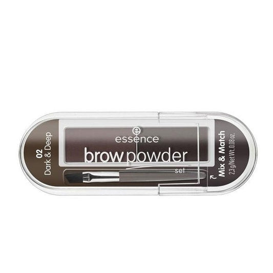 Essence brow powder set 02 dark & deep - Beauty Bounty