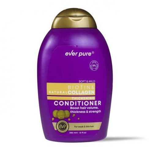 Ever Pure Biotin & Collagen Conditioner Thick & Full - 385ml - Beauty Bounty