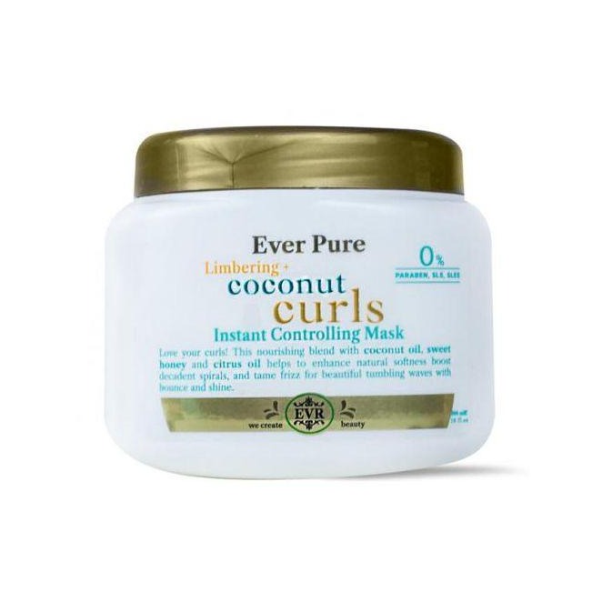 Ever Pure Controlling Mask for Curly Hair with Coconut Oil - 300 ml - Beauty Bounty