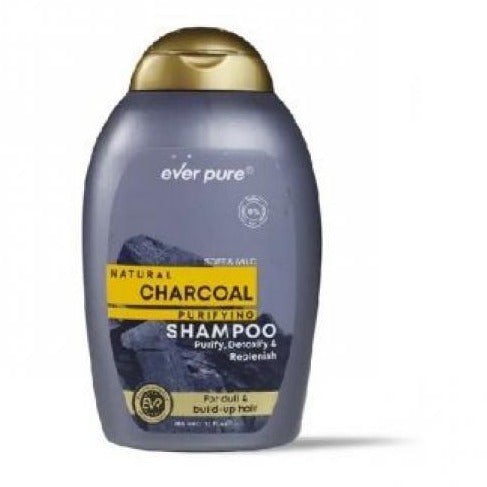 Ever Pure Natural Charcoal Purifying Hair Shampoo 385ml - Beauty Bounty