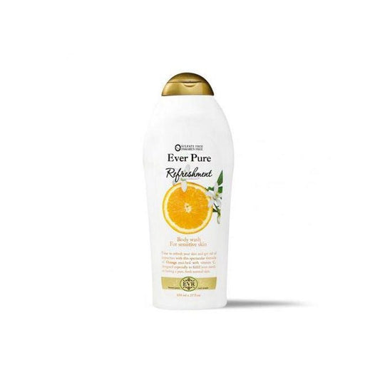 Ever Pure Refreshment Orange Body Wash For Sensitive Skin, 650 ML - Beauty Bounty
