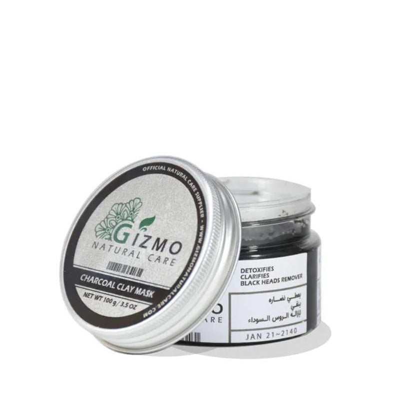 Gizmo Activated Charcoal , Bentonite clay with eucalyptus oil mask 100 gm - Beauty Bounty