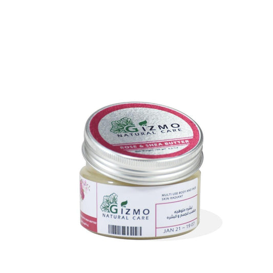 Gizmo Shea butter with rose oil for glowing skin ( multi use body and face )"Skin Radiant 100 gm - Beauty Bounty
