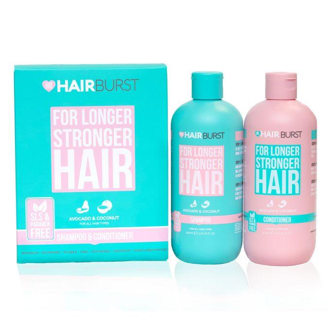 HairBurst For Longer Stronger Hair Shampoo + Conditioner 350 ML Avocado & Coconut - Beauty Bounty