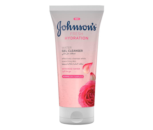 JOHNSONS FRESH HYDRATION WATER GEL CLEANSER WITH ROSE WATER - Beauty Bounty