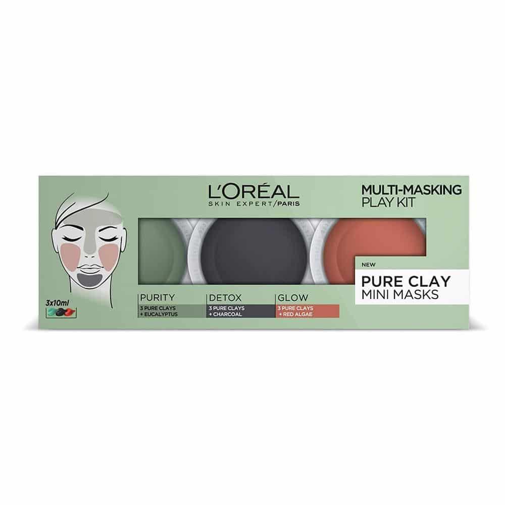 L'oreal Multi-Masking Face Mask Play Kit 3 x 10ml - Beauty Bounty