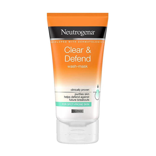 Neutrogena Clear & Defend 2 in 1 Wash Mask 150 Ml - Beauty Bounty
