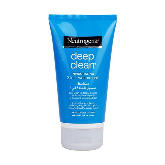 Neutrogena Deep Clean 2 in1 Invigorating Wash Mask - 150ml - Beauty Bounty