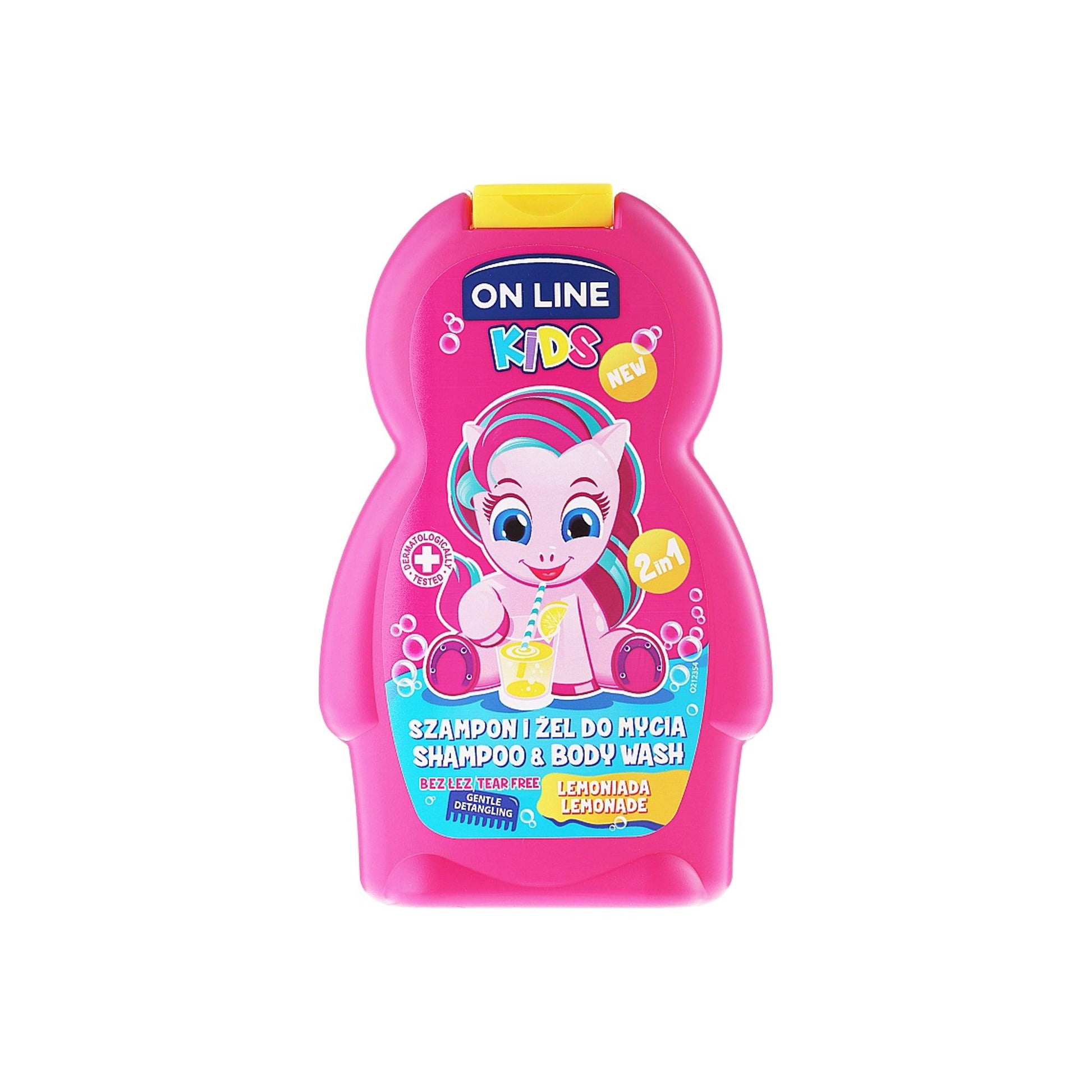On Line 2 In1 Kids Shampoo And Body Wash With Lemonade - Beauty Bounty