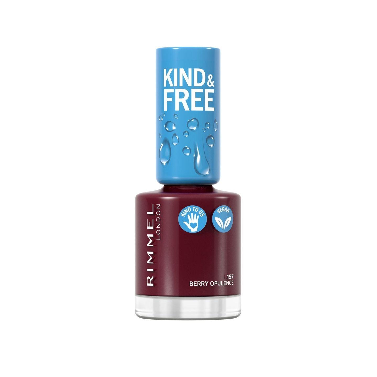 Rimmel London Kind & Free Nail Polish 8 ML 157 BERRYOPULENCE IV - Beauty Bounty