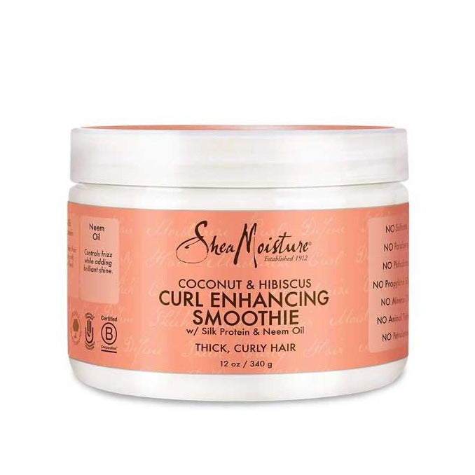 SheaMoisture COCONUT & HIBISCUS CURL ENHANCING SMOOTHIE 12OZ - Beauty Bounty