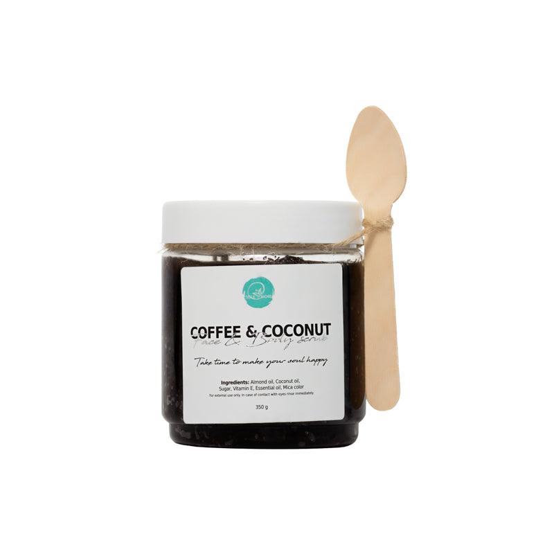 Soul & More Coffee & Coconut Face & Body Scrub 350g - Beauty Bounty