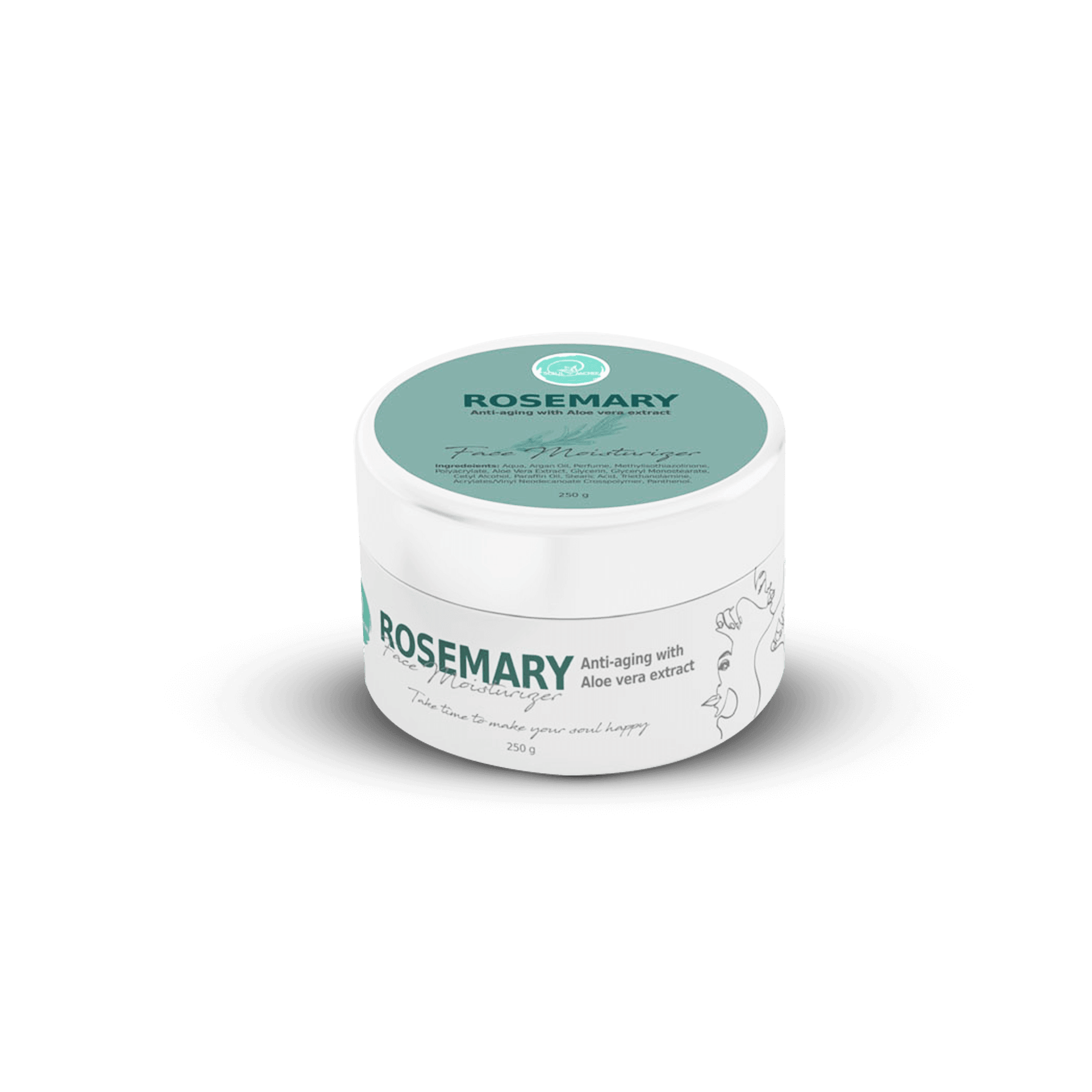 Soul & More Face Cream with Rosemary Small 50g - Beauty Bounty