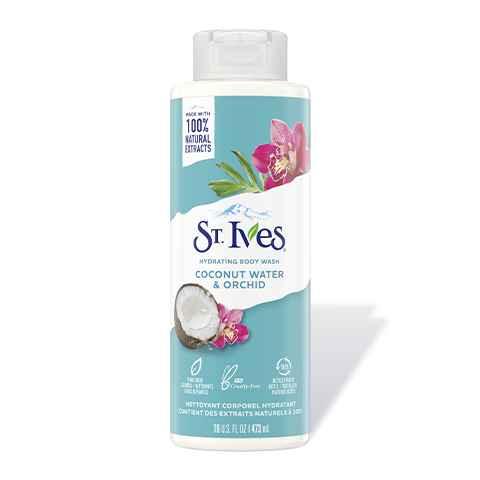 ST.IVES HYDRATING BODY WASH COCONUT WATER AND ORCHID 473 ML - Beauty Bounty