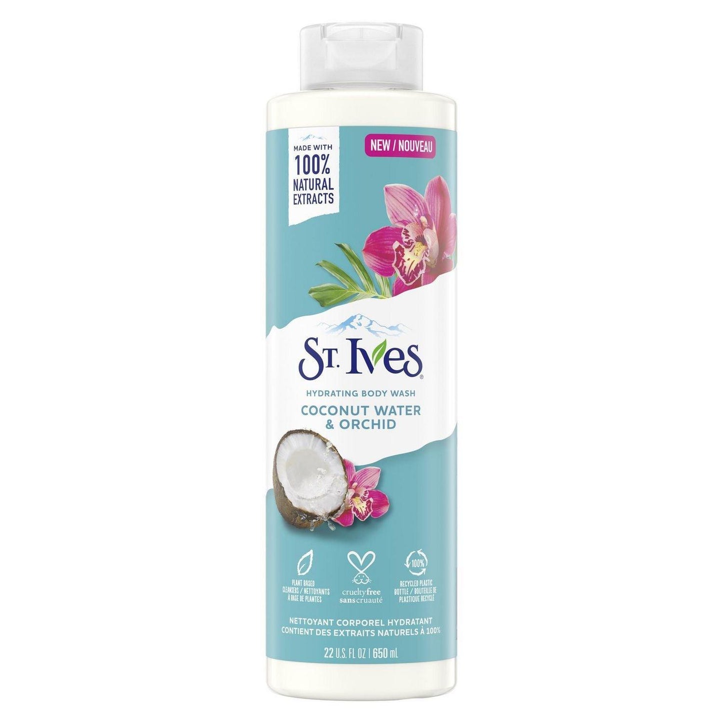 ST.IVES HYDRATING BODY WASH COCONUT WATER AND ORCHID 650 ML - Beauty Bounty