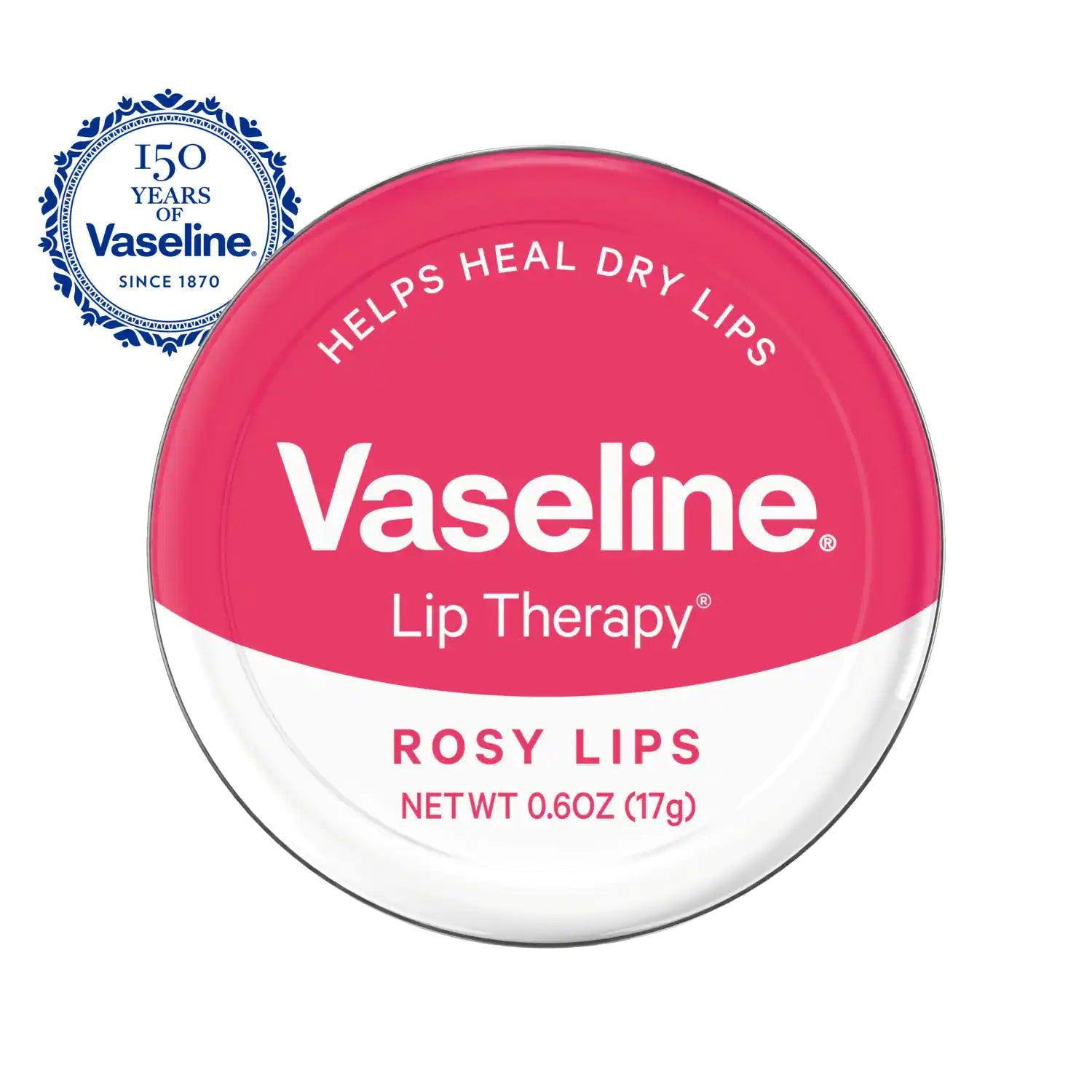 Vaseline Lip Therapy Rosy Lips Tin - Beauty Bounty